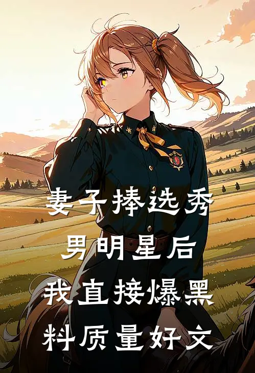 妻子捧选秀男明星后，我直接爆黑料质量好文