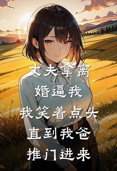 丈夫拿离婚逼我，我笑着点头，直到我爸推门进来