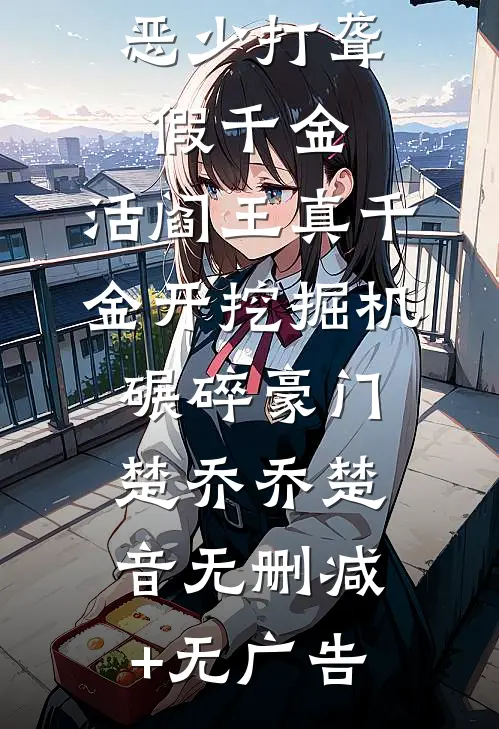 恶少打聋假千金，活阎王真千金开挖掘机碾碎豪门楚乔乔楚音无删减+无广告