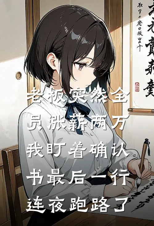 老板突然全员涨薪两万，我盯着确认书最后一行连夜跑路了