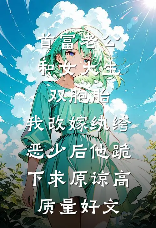 首富老公和女大生双胞胎，我改嫁纨绔恶少后他跪下求原谅高质量好文