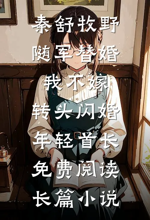 秦舒牧野随军替婚我不嫁,转头闪婚年轻首长免费阅读长篇小说