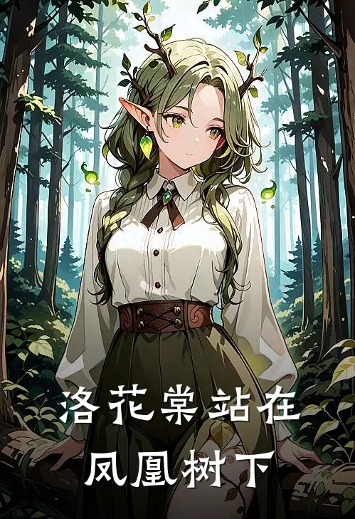 洛花棠站在凤凰树下