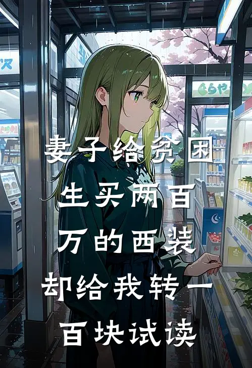 妻子给贫困生买两百万的西装，却给我转一百块试读