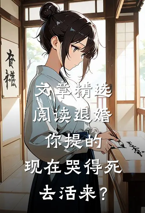 文章精选阅读退婚你提的，现在哭得死去活来？