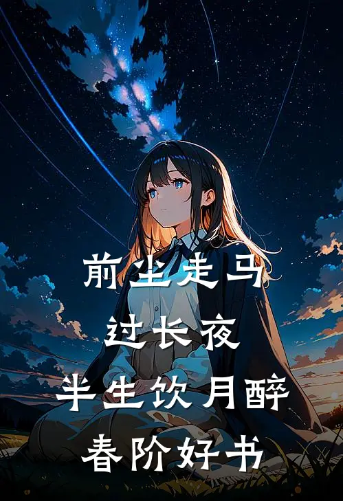前尘走马过长夜，半生饮月醉春阶好书