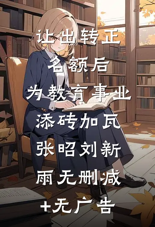 让出转正名额后，为教育事业添砖加瓦张昭刘新雨无删减+无广告