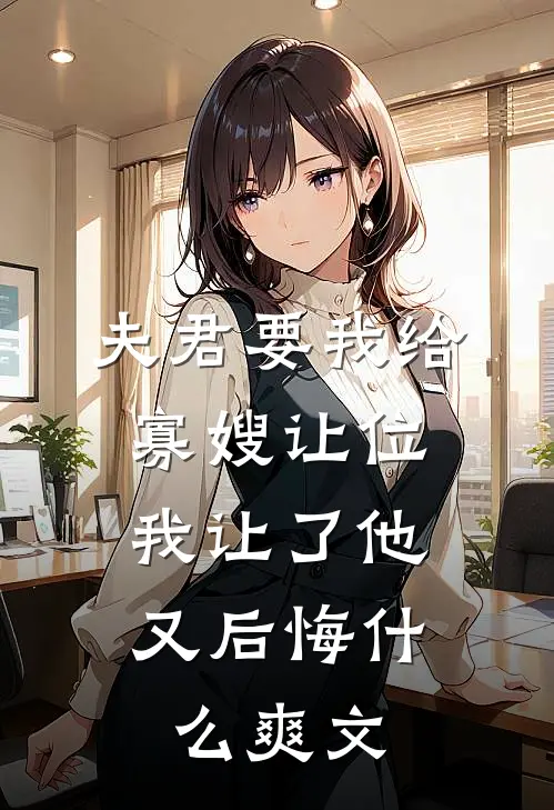 夫君要我给寡嫂让位，我让了他又后悔什么爽文