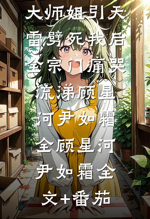大师姐引天雷劈死我后，全宗门痛哭流涕顾星河尹如霜全顾星河尹如霜全文+番茄